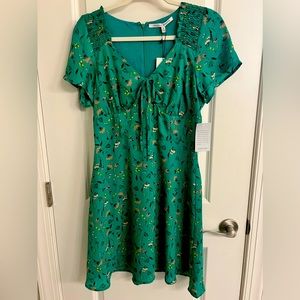 Green flower sundress
